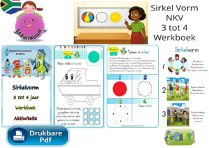 Sirkelvorm NKR Ouderdom 3 tot 4 Werkboek