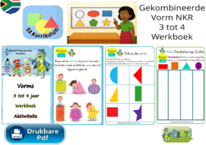 Gekombineerde-Vorm NKR Ouderdom 3 tot 4 Werkboek