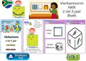 Vierkantvorm NKR Ouderdom 2 tot 3 Boek