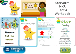 Stervorm NKR Ouderdom 3 tot 4 Werkboek