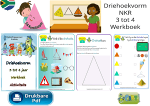 Driehoekvorm NKR Ouderdom 3 tot 4 Werkboek