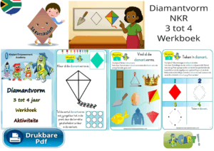 Diamantvorm NKR Ouderdom 3 tot 4 Werkboek