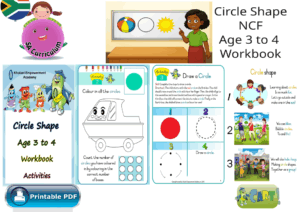 Circle Shape NCF Age 3 to 4 Workbook