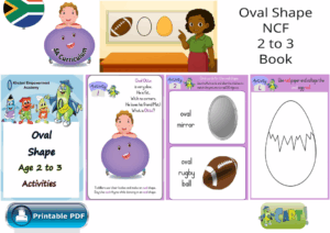 Oval Shape NCF Age 2 to 3 Book