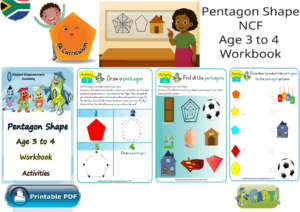 Pentagon Shape NCF Age 3 to 4 Workbook