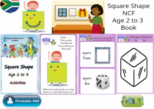 Square Shape NCF Age 2 to 3 Book