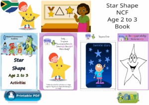 Star Shape NCF Age 2 to 3 Book
