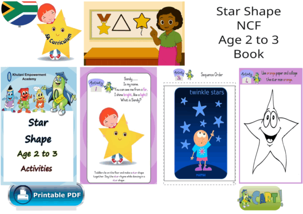 Star Shape NCF Age 2 to 3 Book
