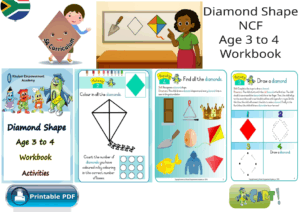 Diamond Shape NCF Age 3 to 4 Workbook