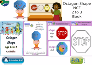 Octagon Shape NCF Age 2 to 3 Book