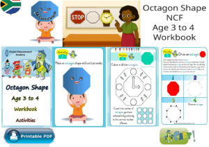 Octagon Shape NCF Age 3 to 4 Workbook