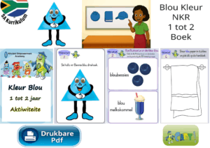 Blou Kleur NKR Ouderdom 1 tot 2 Boek