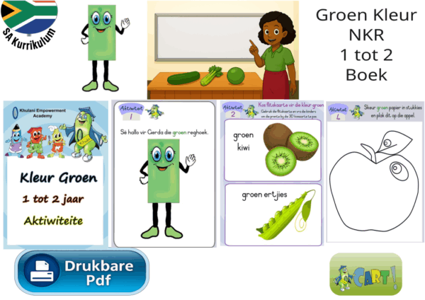 Groen Kleur NKR Ouderdom 1 tot 2 Boek