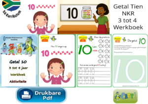 Getal Tien NKR 3 tot 4 Werkboek