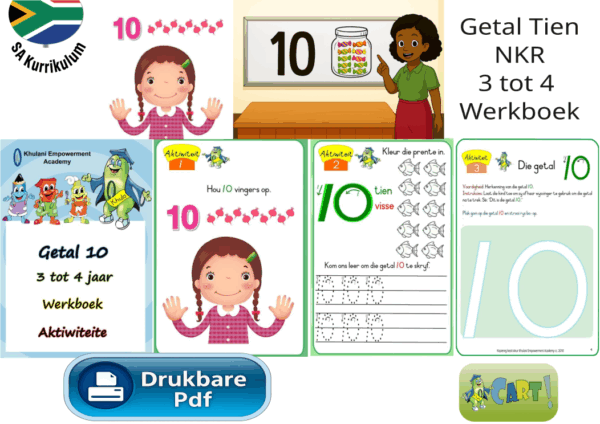 Getal Tien NKR 3 tot 4 Werkboek