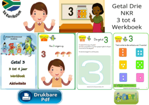 Getal Drie NKR Werkboek – Ouderdom 3 tot 4