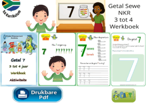 Getal Sewe NKR 3 tot 4 Werkboek