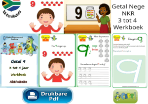 Getal Nege NKR 3 tot 4 Werkboek