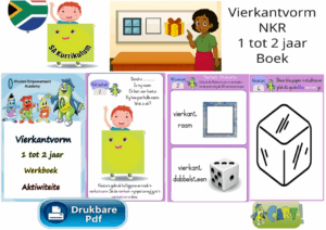 Vierkantvorm NKR Ouderdom 1 tot 2 Boek