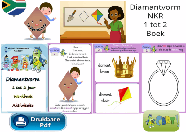 Diamantvorm NKR Ouderdom 1 tot 2 Boek