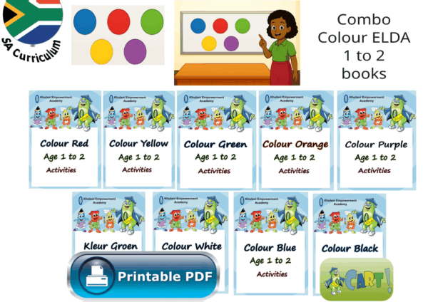 Combo Colours ELDA Age 1 to 2 Books