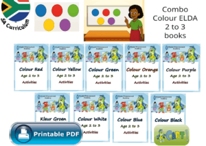 Combo Colours ELDA Age 2 to 3 Books