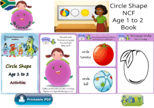 Circle Shape NCF Age 1 to 2 Book