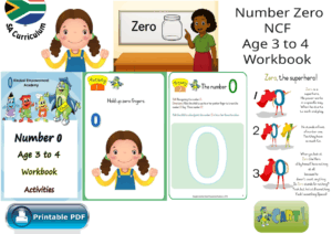 Number Zero NCF Age 3 to 4  Workbook