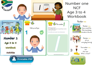Number One NCF Age 3 to 4  Workbook
