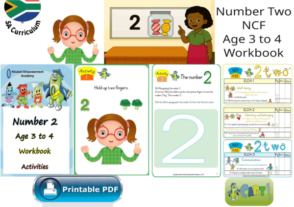 Number Two NCF Age 3 to 4  Workbook