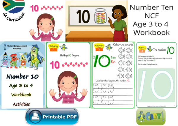 Number Ten NCF Age 3 to 4 Workbook