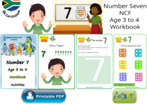 Number Seven NCF Age 3 to 4 Workbook