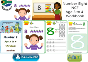 Number Eight NCF Age 3 to 4 Workbook