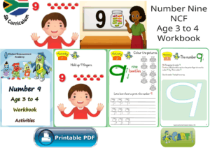 Number Nine NCF Age 3 to 4 Workbook