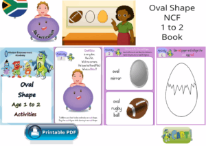 Oval Shape NCF Age 1 to 2 Book