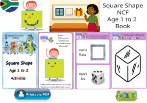 Square Shape NCF Age 1 to 2 Book