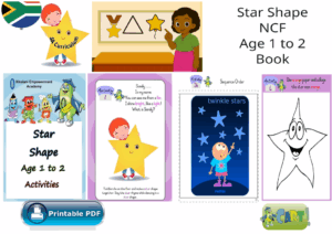 Star Shape NCF Age 1 to 2 Book
