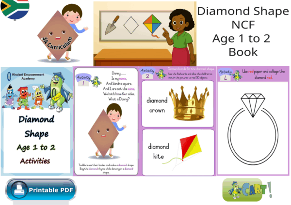 Diamond Shape NCF Age 1 to 2 Book