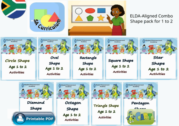 Combo Shape NCF Age 1 to 2 Book